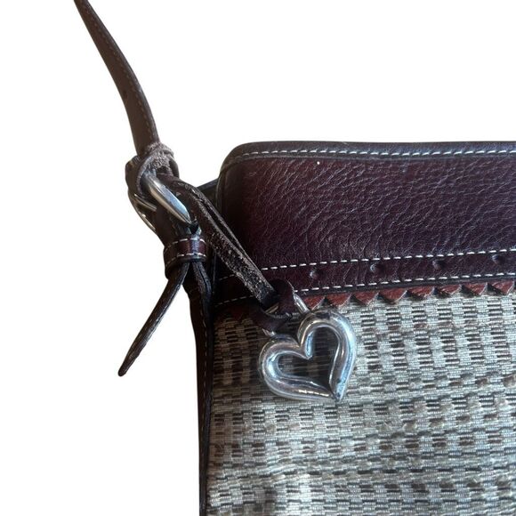 Brighton‎ Vintage 90s Y2K Leather Brown Shoulder Bag Bucket Purse Western Boho - Picture 3 of 8